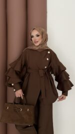 Gold Kat Kat Cupra İkili Takım - Kahverengi - Görsel 6