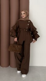 Gold Kat Kat Cupra İkili Takım - Kahverengi