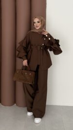 Gold Kat Kat Cupra İkili Takım - Kahverengi - Görsel 3