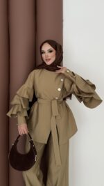 Gold Kat Kat Cupra İkili Takım - Yağyeşil - Görsel 5