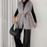 Quality Kürk Yelek - Gri