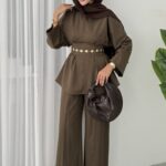 Premium Piliseli Arabic İkili Takım - Haki