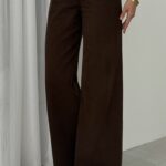 Zra Marka Muadili Palazzo Kot Pantolon - Acı Kahve