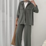 Oysh Bomber Ceket Takım  - Haki