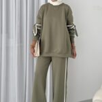 Fiyonklu Scuba İkili Takım - Haki