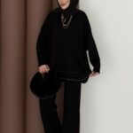 Baggy Premium Dikişli Oysh İkili Takım - Siyah