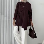 Pinterest Premium Atkılı Blazer Ceket - Bordo