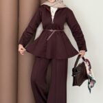 Elinnor Puf Scuba İkili Takım - Bordo