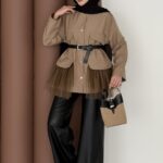 Pinterest Tütü Trenç - Haki