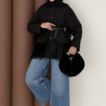 Pinterest Tütü Trenç - Siyah