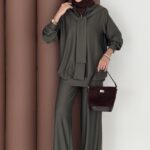 Silver Kaş Korse İkili Takım - Haki