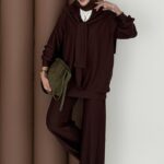 Silver Kaş Korse İkili Takım - Kahverengi