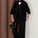 Silver Kaş Korse İkili Takım - Siyah