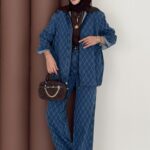 Chester Tasarım Denim İkili Takım - Açık Mavi