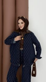 Chester Tasarım Denim İkili Takım - Koyu Mavi - Görsel 9