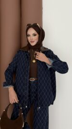 Chester Tasarım Denim İkili Takım - Koyu Mavi - Görsel 12