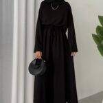 Muadil Oysh Elbise - Siyah