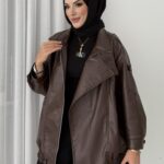 Zra Muadil Deri Ceket - Kahverengi