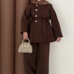 Cocosh Şardonlu İkili Takım - Kahverengi