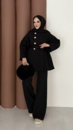 Cocosh Şardonlu İkili Takım - Siyah - Görsel 3