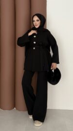 Cocosh Şardonlu İkili Takım - Siyah