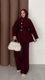 Cocosh Şardonlu İkili Takım - Bordo