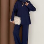 Yandan Bağlamalı Oysh İkili Takım - Lacivert