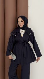 Olden Scuba Taşlı İkili Takım - Lacivert - Görsel 6