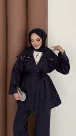 Olden Scuba Taşlı İkili Takım - Lacivert - Görsel 7