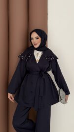 Olden Scuba Taşlı İkili Takım - Lacivert - Görsel 5