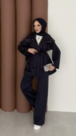 Olden Scuba Taşlı İkili Takım - Lacivert - Görsel 3