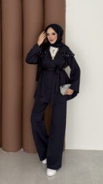 Olden Scuba Taşlı İkili Takım - Lacivert