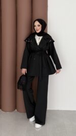 Olden Scuba Taşlı İkili Takım - Siyah - Görsel 2