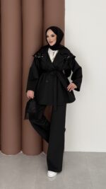 Olden Scuba Taşlı İkili Takım - Siyah